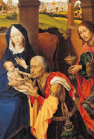 Rogier van der Weyden St Columba Altarpiece China oil painting art